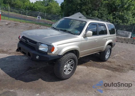 2002 Toyota 4Runner Sr5 V6 из США, поврежденный, VIN JT3HN86R829067909